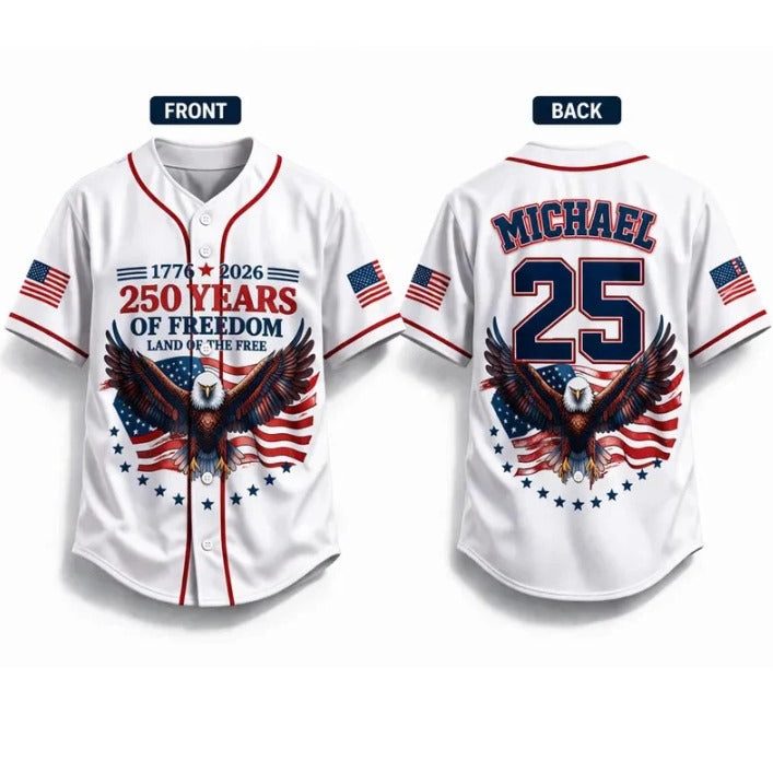 USA 250th 2026 Baseball Jersey For Men