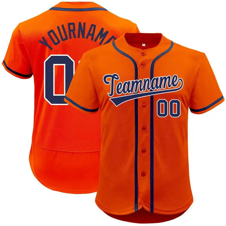 Personalized Embroidered Baseball Jersey: Custom Team Name & Number